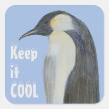 Autocollant Changement Climatique Pingouin Empereu