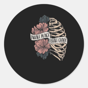 Autocollant Chaos d'Inhale Peace Exhale