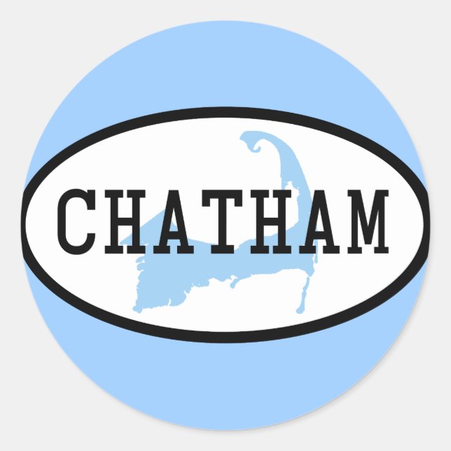 Autocollant Chatham, MA (Devant)