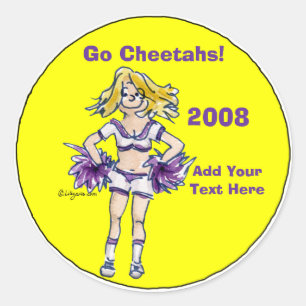 Autocollant Cheerleading personnalisé 4