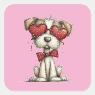 Autocollant Chien Mignon de 7,62 cm - Design Kawai