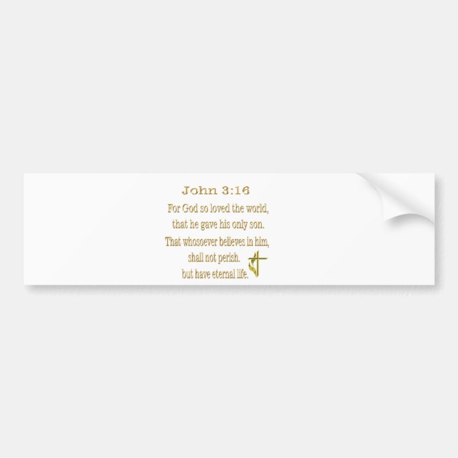 Autocollant Christian Bumper (Devant)