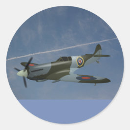 Autocollant ciel et avion