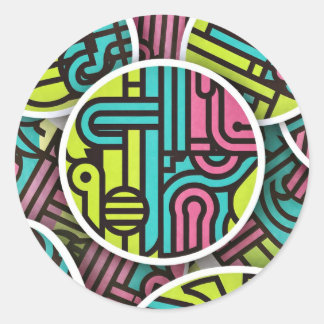 autocollant circulaire