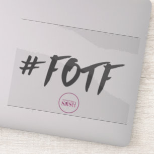 Autocollant clair de vinyle de #FOTF