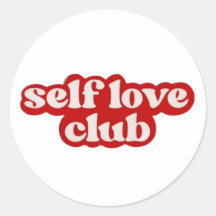 Autocollant Club Self Love