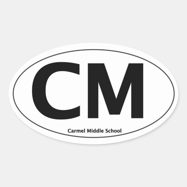 autocollant CM (Devant)