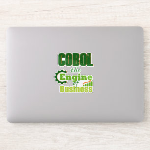 Autocollant Cobol le moteur des affaires