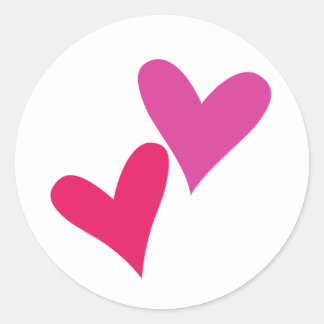 Autocollant cœurs et amour