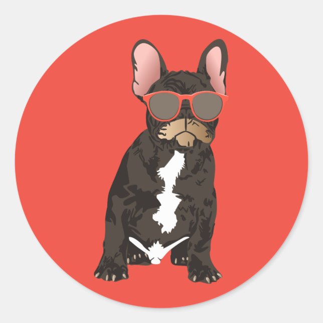 Autocollant cool Bulldog (Devant)