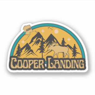 Autocollant Cooper Landing, Alaska