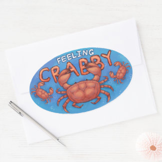 Autocollant crabe
