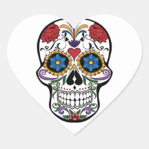 Autocollant crâne