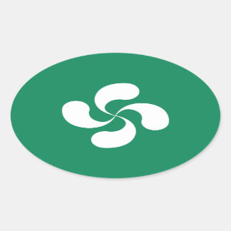 Autocollant Croix Basque "Lauburu"