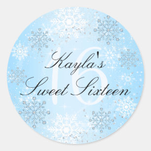 Autocollant Crystal Snow Winter Wonderland Sweet 1