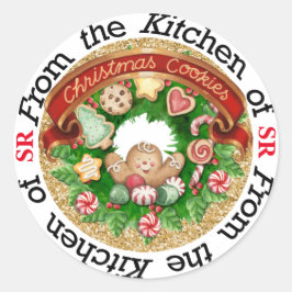 Autocollant cuisine de Noël - SRF