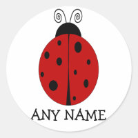 AUTOCOLLANT customisé par conception de COCCINELLE