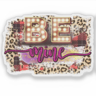 Autocollant Cute Be Mine Saint-Valentin