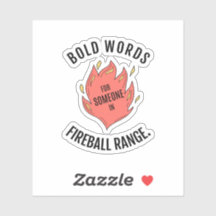 Autocollant D&D de la gamme Fireball