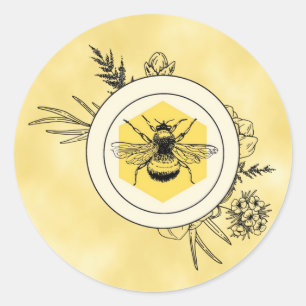 Autocollant d'abeille
