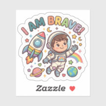 Autocollant d'affirmation positive pour enfants |