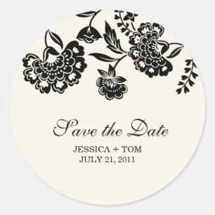 autocollant damassé