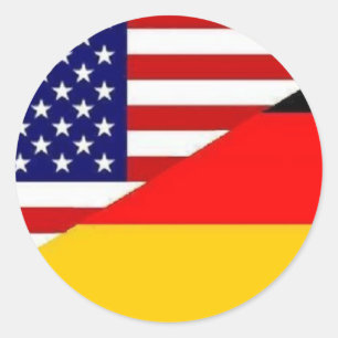 Autocollant d'amitié germano-américaine