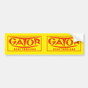 Autocollant d'amortisseur de remorque d'alligator