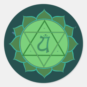 Autocollant d'Anahata Chakra