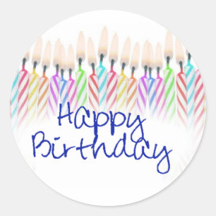 Autocollant d'anniversaire