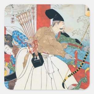 AUTOCOLLANT D'ARCHER DE JAPONAIS
