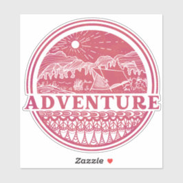 Autocollant d'aventure