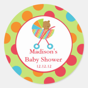 Autocollant de baby shower de Bearl de voiture