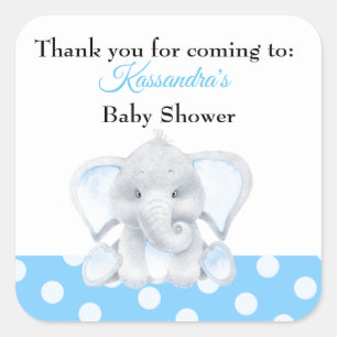 Autocollant de baby shower de Merci de bébé