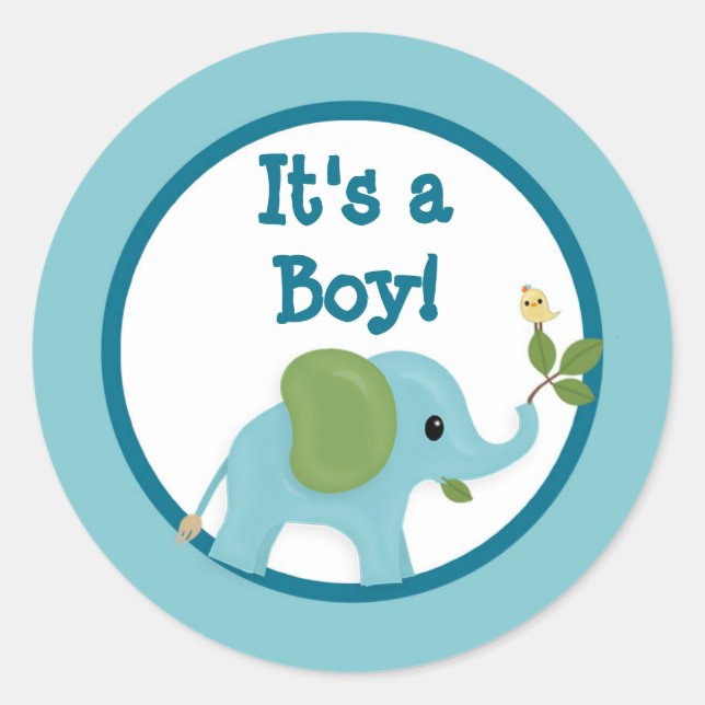 Autocollant de Baby shower de Parade animale APK#4 (Devant)