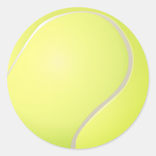 Autocollant de balle de tennis
