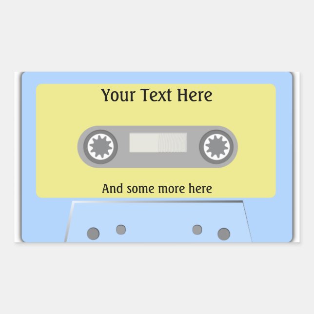 Autocollant de bande de cassette (Devant)
