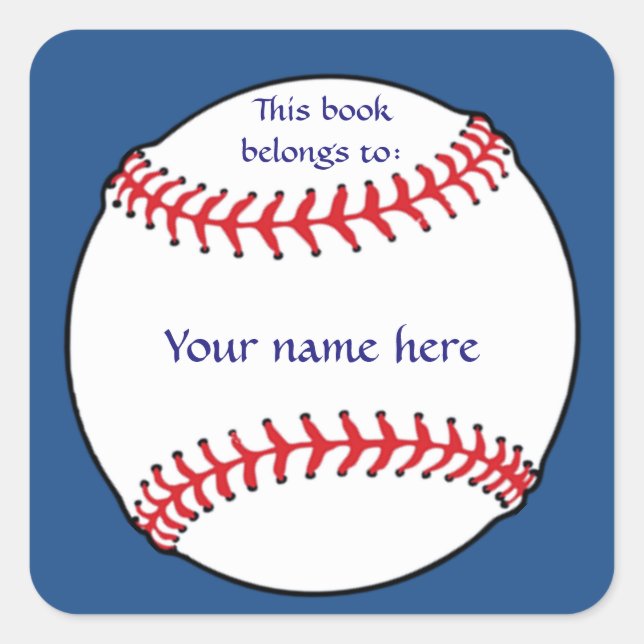 Autocollant de base-ball patriotique (Devant)