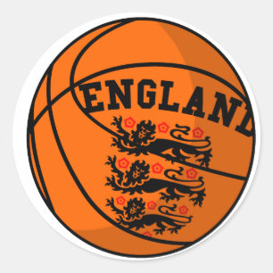 Autocollant de basket-ball des Trois Lions