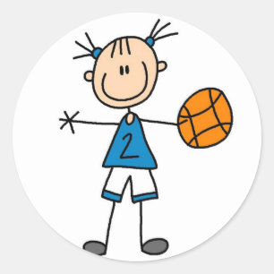 Autocollant de basket-ball sport