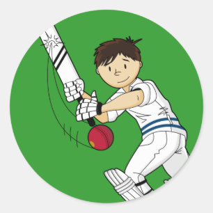 Autocollant de batteur de cricket