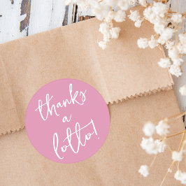 Autocollant de billet de loterie Merci beaucoup