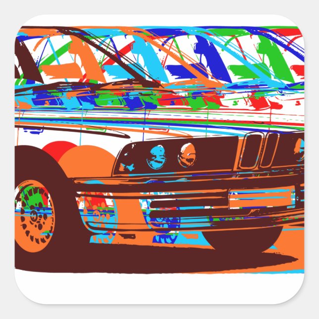 Autocollant de BMW E30 (Devant)