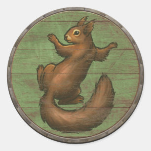 Autocollant de bouclier de Viking - Ratatoskr