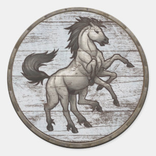 Autocollant de bouclier de Viking - Sleipnir