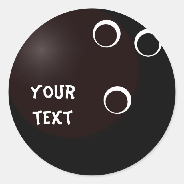 autocollant de bowling (Devant)