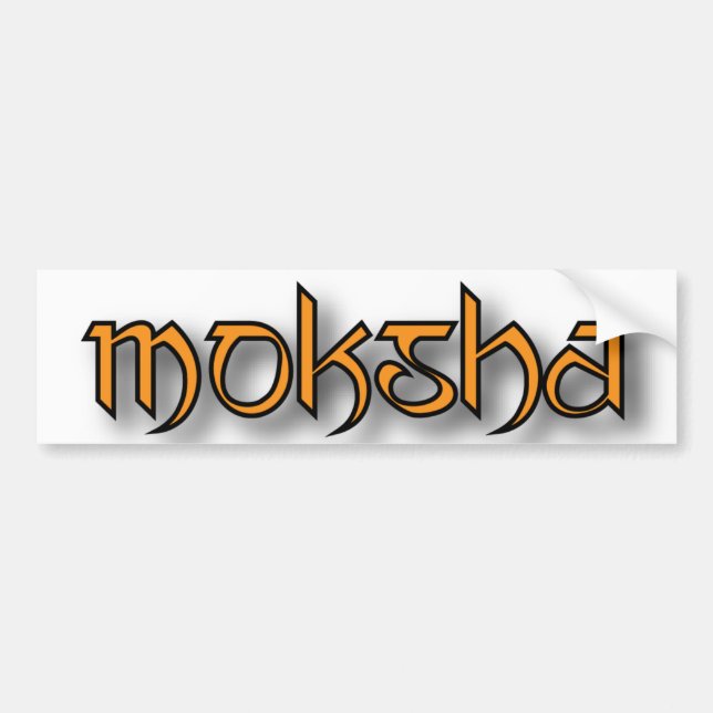 Autocollant de Bumber de voiture de Mosksha (Devant)