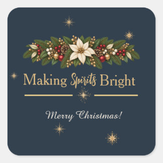 Autocollant de cadeau de Noël pour illuminer les e