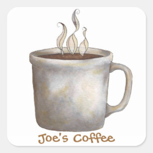 Autocollant de café