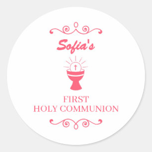 Autocollant de calice pour la première communion p